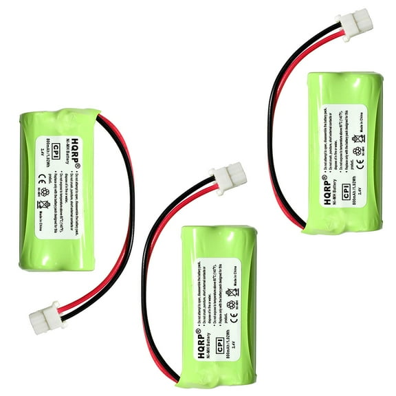 HQRP Phone Battery 3-Pack for VTech TR07-2013 LS6315 LS6315-2 DS6641-2 TR02-2013 TR05-2013 Cordless Telephone