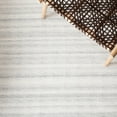 thumbnail image 6 of SAFAVIEH Marbella Jolyon Solid Area Rug, Grey/Ivory, 6' x 6' Square, 6 of 8