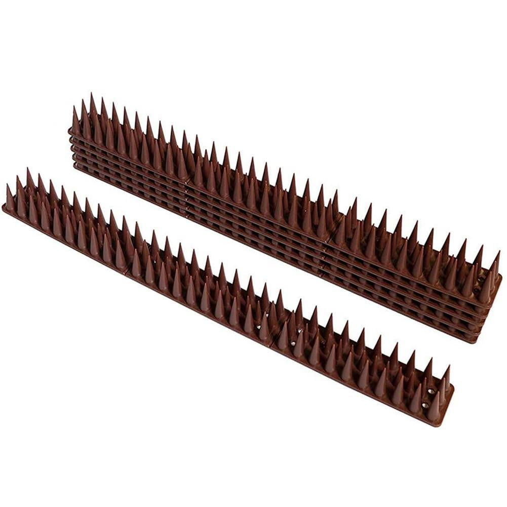 Lepai Bird Spikes, 20 Packs Bird Deterrent Spikes Strips Bird Spikes ...