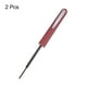thumbnail image 3 of Uxcell 2pcs destornillador de bolsillo no magnético de 2.4mm con clip T10 Torx, 3 of 6