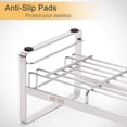 thumbnail image 2 of Large Kitchen Sponge Holder, Sink Caddy, Sponge Brush Soap Holder with Removable Tray, Not Include Soap Dispenser, Sliver, 2 of 7
