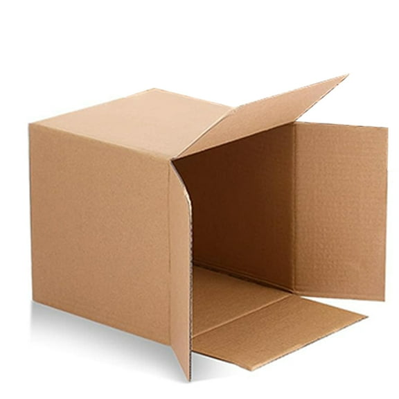 10"L x 10"W x 10"H Small Shipping Box, 5 Pack   20 Fragile Labels | Corrugated Box for Packaging, Handling and Storage