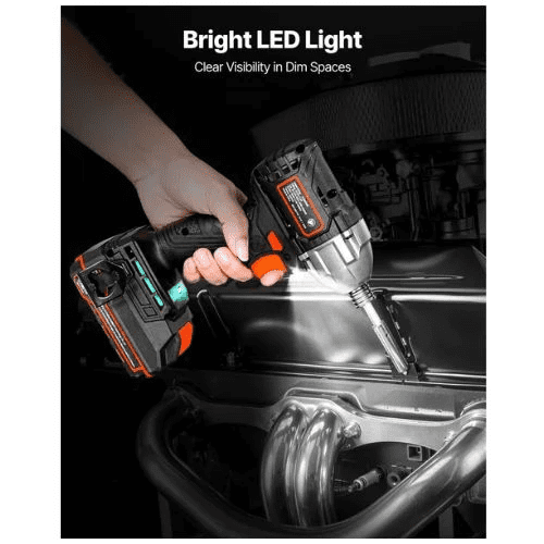 1/4 Inch 20 V Brushless Motor Electric Cordless Impact Driver Kit with Battery and Charger