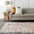 thumbnail image 3 of Mark&Day Area Rugs, 7x9 Isabella Traditional Blue/Beige Area Rug, Beige Grey Blue Carpet for Living Room, Bedroom or Kitchen (6'7" x 9'), 3 of 5
