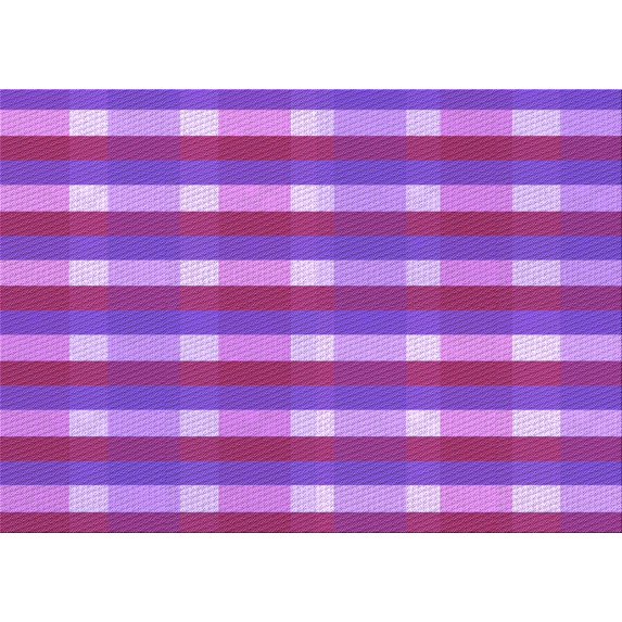 Ahgly Company Machine Washable Indoor Rectangle Transitional Heliotrope Purple Area Rugs, 8' x 12'