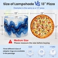 thumbnail image 2 of Lampshades 2 Pack Abstract Blue Fluid Waves Gold Spheres Glitter Accents 13"x13"x10" Light Shade for Table Lamps Floor Lamp Shades Lampshade Replacement Easy Assembly, 2 of 8