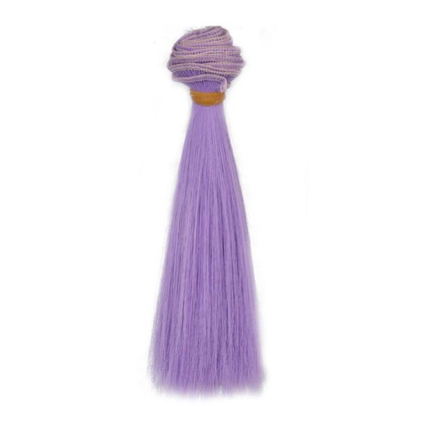 ALARICE Muñeca Peluca Fasion Fluffy 17cm Marrón Sintético Negro Resistente Al Calor Fibra Natural Rubia Juguetes Para Niños Pelos