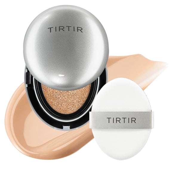 Cojín TIRTIR Aura Glow 17C de porcelana, 18 ml, 72 horas de luminosidad