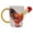 Red, variant on CoreLiving Funny Rooster Kitchen Decor Chicken Coffee Mug Sarcastic Farmhouse Gift for Women Lady Coworker Who Loves Chickens White Ceramic Funny Coffee Cup