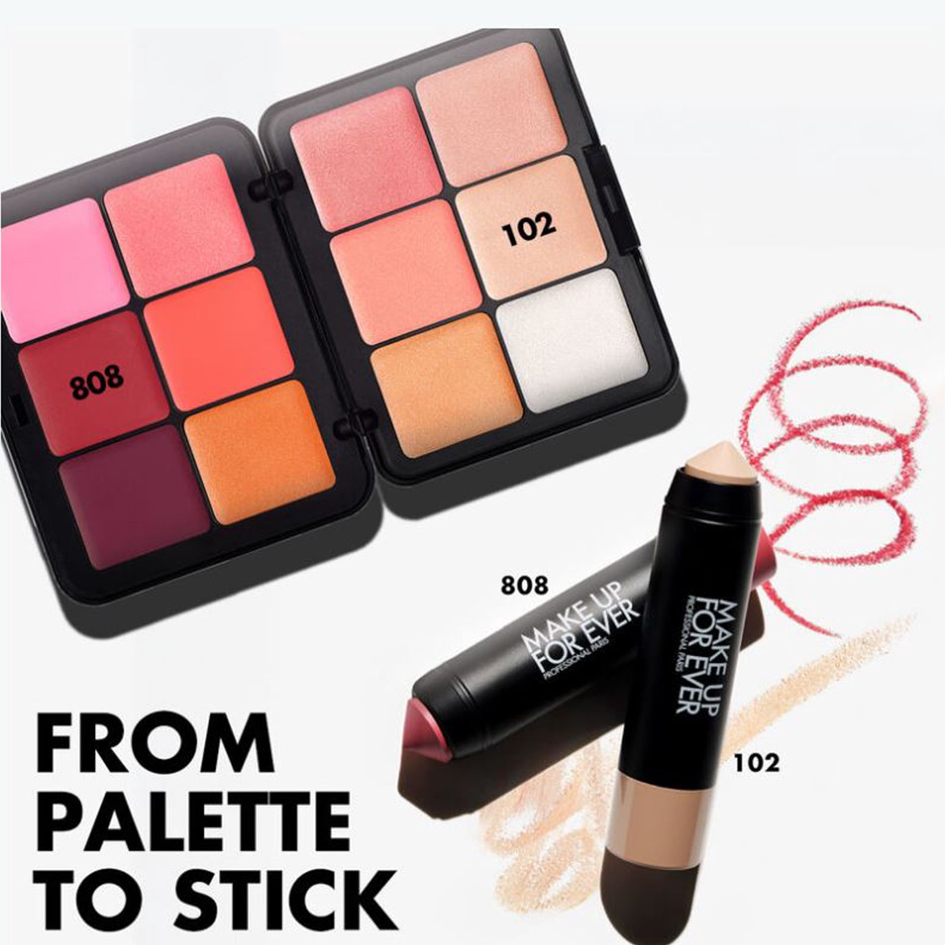 HD SKIN BLUSH & GLOW PALETTE Cream blush & highlighter palette I000014611-611