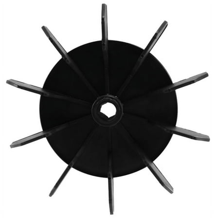 Replacement 0.5" Inner Bore 10 Impeller Air Compressor Motor Fan Blade Black y21662