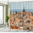 thumbnail image 4 of Ambesonne European Shower Curtain, Old City of Dubrovnik, 69"Wx70"L, Multicolor, 4 of 4