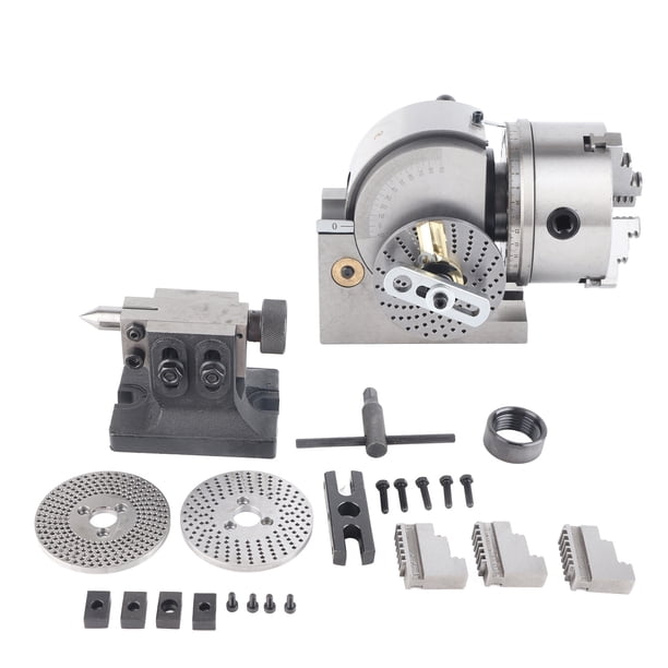 BS-0 Dividing Head 3-Jaw 5 Inch Chuck, Semi Universal Indexing