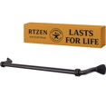 thumbnail image 1 of RTZEN Toallero de mano negro mate para baño – Barra de toalla de cocina de hierro forjado hecha a mano – Colgador de barra de toalla de mano para el hogar u oficina – Estante montado en la pared para, 1 of 1