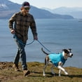 thumbnail image 6 of Kurgo Core Dog Sweater, Knit Dog Sweater With Fleece Lining, Heather Blue, X-Small, 6 of 11