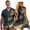 Blue Flowers, variant on Palm Leaf Couples Outfits Matching Sets Summer Mens Button Down Shirt Casual Beach Shirts and Womens Sleeveless Dress Tank Loose Sundress