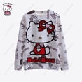 thumbnail image 1 of Nouveaux Chandails à Capuche Harajuku d'Automne à Manches Longues pour Femme, Style Vintage Décontracté, Coupe Ample, Sweat à Capuche pour Femmes, Imprimé Hello Kitty, 1 of 7