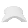 thumbnail image 1 of Almohada para brazos con espuma viscoelástica de rebote lento y forma de U arqueada, color blanco, para dormir durante viajes, 1 of 15