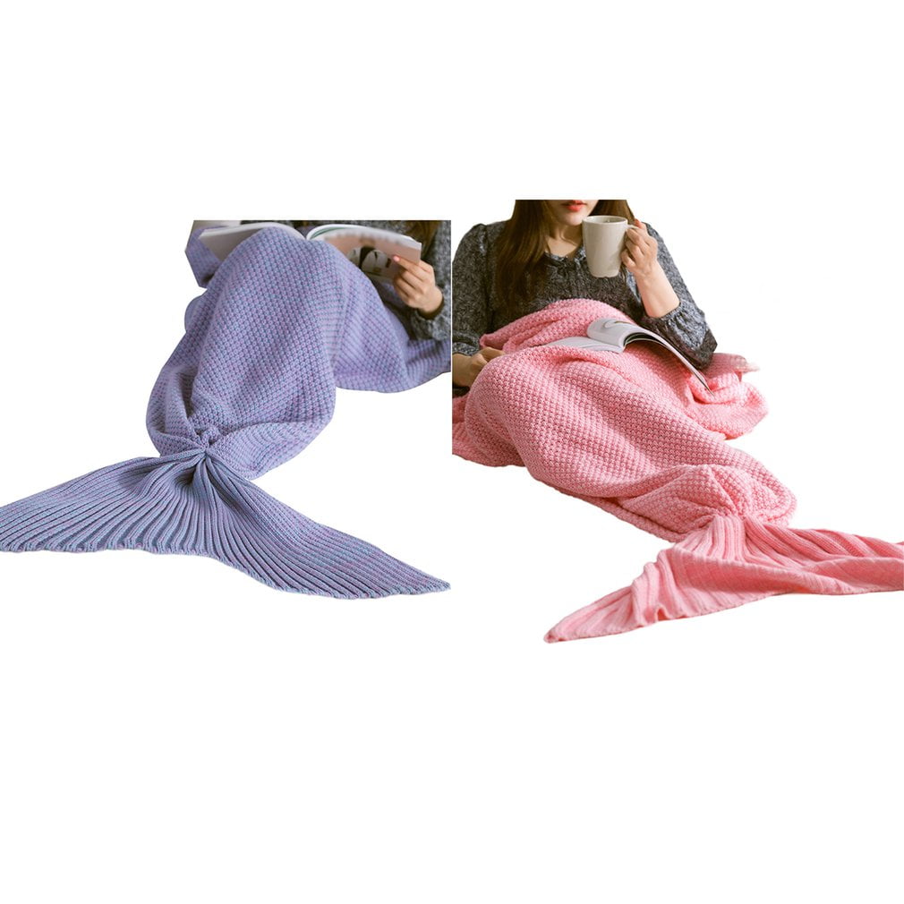 Soft mermaid tail blanket hotsell