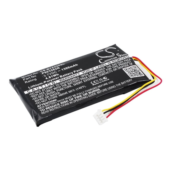 GPS Navigation Battery for Binatone P603562N Z430BT CS-BTZ430SL 3.7V 1300mAh NEW