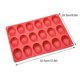 thumbnail image 5 of Cateissary Molde para hornear galletas para hornear fácil y conveniente Mini molde de pastel de silicona Madeleine de calidad alimentaria Herramientas y accesorios para hornear, 5 of 6