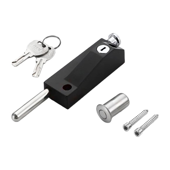 Cerradura De Pestillo Strade Fareast Limited Para Puerta Perno De Resorte De Piso Negro