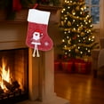 thumbnail image 6 of Kbndieu Christmas Stockings, Red Classic Knitted Christmas Stockings Santa, Snowman, Reindeer Xmas Character for Mantels, Fireplace, Christmas Tree Decorations, Christmas Gifts, 6 of 6