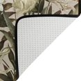 thumbnail image 5 of SKYSONIC Skulls Peonies Butterfly Non-Slip Area Rug, Vintage Floral Summer Floor Carpet Comfort Floor Mats Decor for Indoor Front Porch Living Room Bedroom Kitchen, 36"x24", 5 of 7