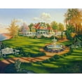 thumbnail image 2 of Strubel, Klaus 24x20 Black Ornate Wood Framed with Double Matting Museum Art Print Titled - Garden Cove, 2 of 4