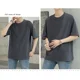 thumbnail image 4 of Camiseta De Hombre Casual De Color Sólido De Ajuste Holgado, 4 of 5