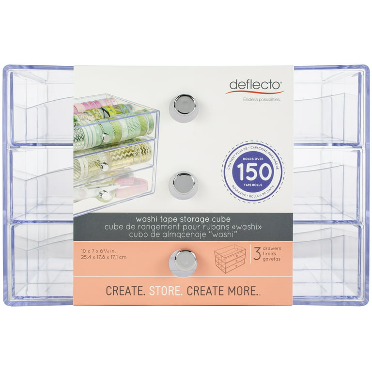 Deflecto Washi Tape Storage Cube - NOTM391993