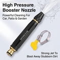 thumbnail image 2 of Heavy Duty Adjustable Twist Hose Nozzle Jet Sweeper Nozzle, 2026 New Upgrade-Home High-Pressure Car Wash Water Gun, High Pressure Water Sprayer with Nozzle & Hose (black), 2 of 7