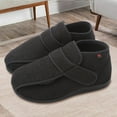 thumbnail image 1 of Zapatos diabéticos extra anchos con zapatos ortopédicos de cierre ajustable de cierre para fascitis plantar para fascitis plantar, 1 of 8