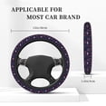 thumbnail image 5 of Goofa Winter Outdoors Sports Pattern Elastic Stretch Steering Wheel Cover,Universal 15 inch, Microfiber Breathable Ice Silk, Anti-Slip, Odorless, Easy Carry, 5 of 8