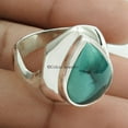 thumbnail image 3 of Natural Turquoise Gemstone Ring 925 Sterling Silver Handmade Jewelry for Women Birthstone Size 7, 3 of 5