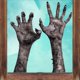 thumbnail image 1 of Etiqueta de la pared de Halloween Calcomanía Ventana Se aferra Papel de pared Autoadhesivo Calcomanías de terror Mano fantasma para puerta Fiesta de estiloC Baoblaze Pegatinas de pared Calcomanías, 1 of 8