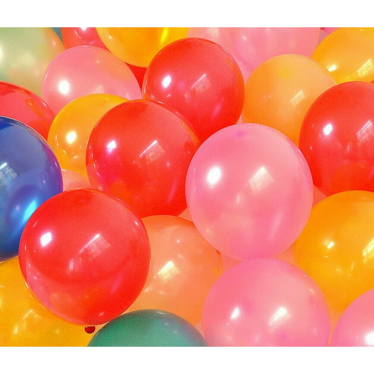 100pcs 10 inch Pearl Latex Colorful Thickening Wedding Party
