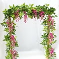 thumbnail image 1 of Fankiway 4Pc Simulation Wisteria Flower Home Decoration Plant Decoration, 1 of 1