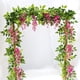thumbnail image 1 of Flores de glicina de simulación Fiudx 4 piezas para decoración del hogar, 1 of 2