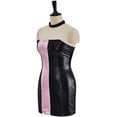 thumbnail image 2 of Mean Girls Cady Heron Mini Dress Cady Black and Dusty Pink Party Inspired Dress for Women, 2 of 6