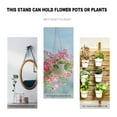 thumbnail image 4 of MasteelfCA 1 Set Semi-circular Plastic Plant Pot Useful Flower Holder Hanging Planter, 4 of 8