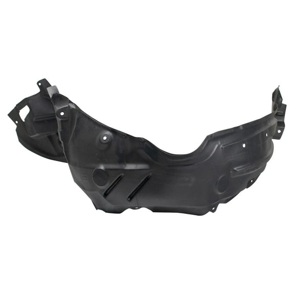 TRQ Left Inner Fender Liner Black Drivers Side Fits Select 2017-2019 Toyota Corolla TO1248210