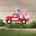 thumbnail image 2 of Patriotic Red Truck Stake by Fox RiverTM Creations, 2 of 5