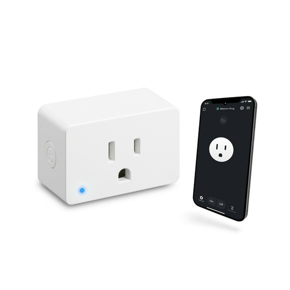 Barre multiprise intelligente 1 prise Globe Electric, Bluetooth, 120 V 15 A 1 800 W, commande à distance 20 m, blanc