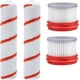 thumbnail image 1 of Juego de accesorios de cepillo de filtro de repuesto para aspiradora Xiaomi Dreame V11 V10 V9 V9B (2 filtros HEPA + 2 cepillos giratorios + 1 cepillo de limpieza), 1 of 4