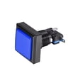 thumbnail image 4 of Botón de juego 44x44 cuadrado interruptor pulsador iluminado LED 12V con interruptor micro para arcade video 5 colores 5 piezas, 4 of 5