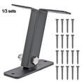 thumbnail image 5 of Heavy Duty Stainless Steel-304 Pergola Roof Riser Beam Bracket with Screws Steel, 5 of 7