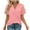 Pink, variant on Prolriy Shirts for Women, Womens Tops Summer Short Sleeve V Neck Blouses Business Casual Loose Fit Tshirts Trendy Fashion Outfits Womens Tops Spring Summer Tops for Women Green S