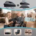 thumbnail image 2 of Gel Wheelchair Seat Cushion,Bed Sore Cushions for Butt,Office Chair Pressure Sore cushion,Memory Foam Pillow for bed,Pressure Ulcer Pain Relief,Relieve Sciatica,Coccyx,Washable Cover/Set Black, 2 of 16