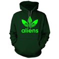 thumbnail image 6 of Aliens - Adidas Logo Parody Hoodie, 6 of 8